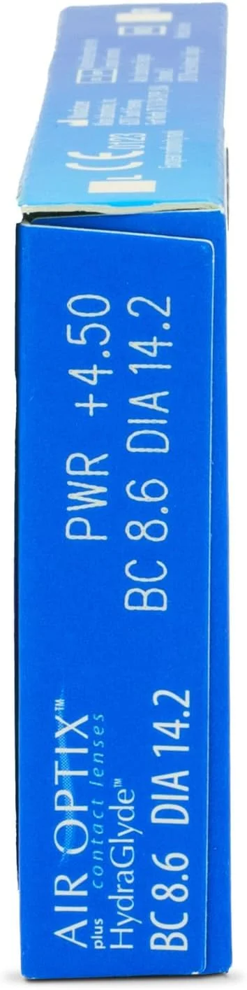 ایر اپتیکس آلکان هیدراگلاید بسته 6 عددی لنز -9.00 شفاف