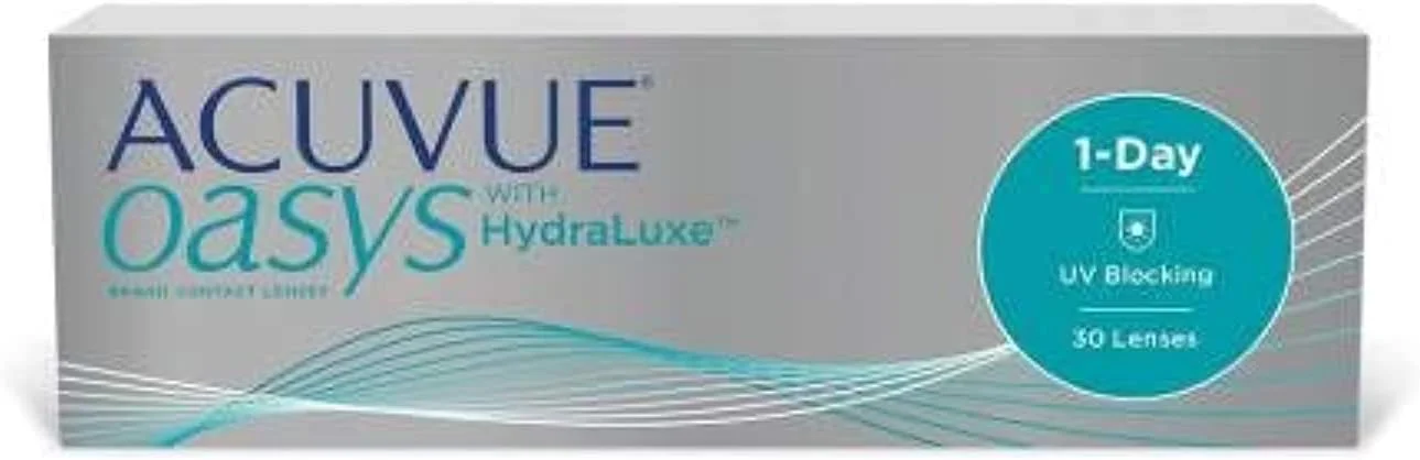 لنز تماسی روزانه آکیو وی اوسیس با فناوری هیدراکلیر پلاس، بسته 30 عددی، 2.25- دیوپتر، 14.3 میلی متر