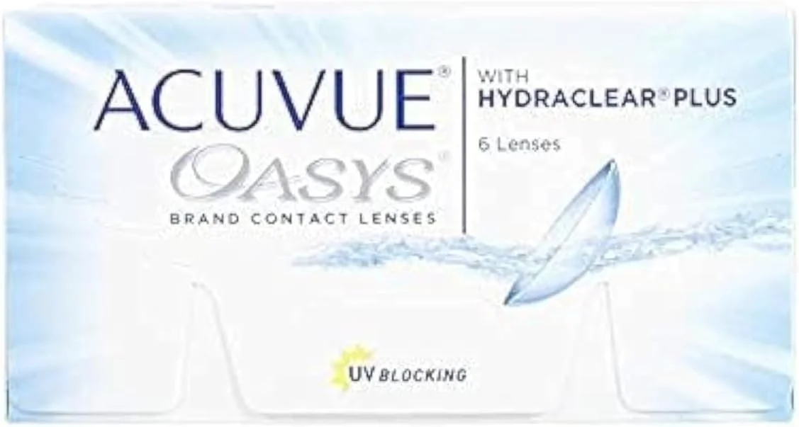 لنز تماسی آکیو ویو اواسیس 2 هفته با هایدراکلیئر پلاس - 2.5 دیوپتر، 14 میلی متر، بسته 6 عددی