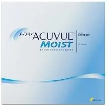لنزهای تماسی روزانه آکیو ویو Moist - توان های مختلف (بسته 90 عددی, 1.25-, 8.5, 14.2)