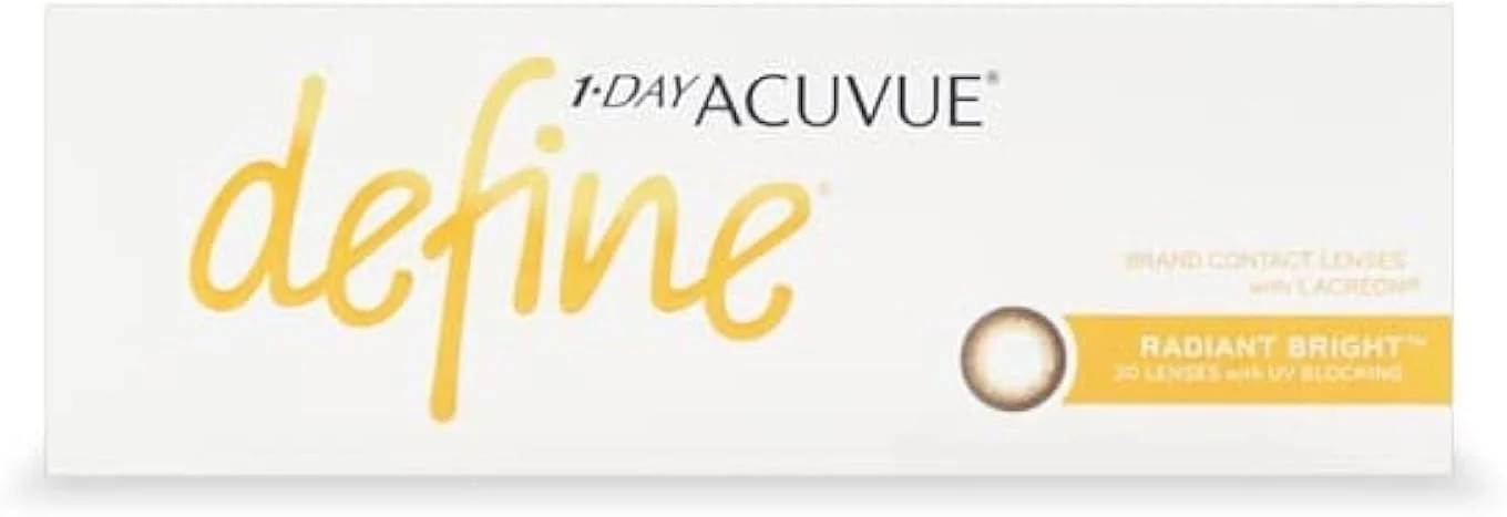 لنزهای تماسی روزانه آکیو وی 1-Day Define Radiant Bright با نمرات مختلف J&J (1.75,8.5,14.2,30) - بسته 30 عددی لنزهای تماسی روزانه آکیو وی 1-Day Define Radiant Bright با نمرات مختلف J&J (1.75,8.5,14.2,30) - بسته 30 عددی