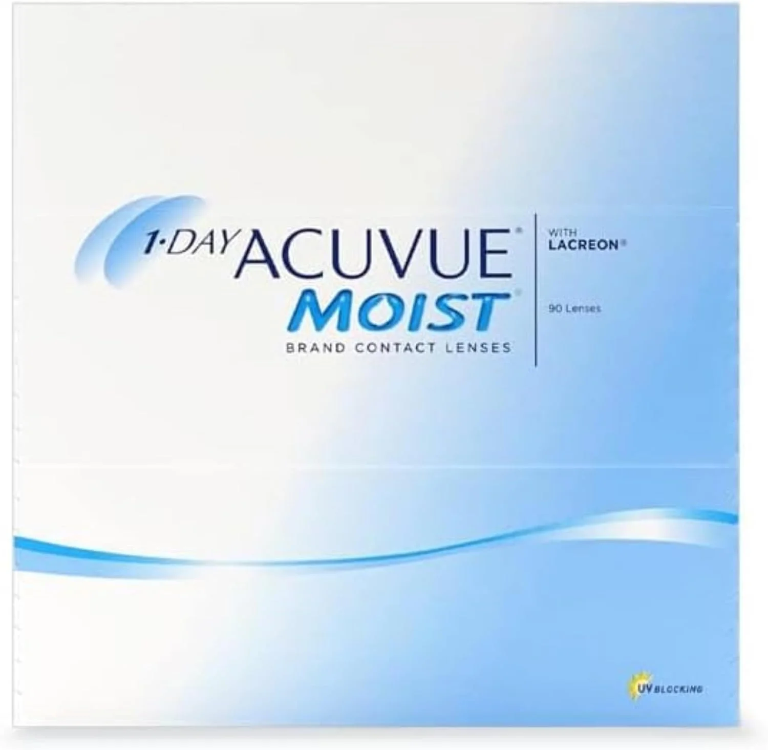 لنزهای تماسی روزانه یک روزه آکیو وی مرطوب (-12.0) (بسته 90 عددی)