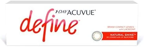 لنزهای تماسی روزانه یک روزه Acuvue Define Natural Shine از eyewa (-2.50, 8.5, 14.2, 30) (بسته 30 عددی)