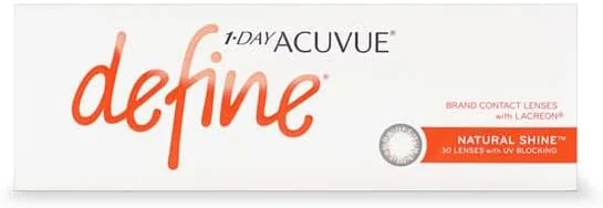 لنزهای تماسی روزانه یک روزه Acuvue Define Natural Shine از eyewa (-0.50, 8.5, 14.2, 30) (بسته 30 عددی)