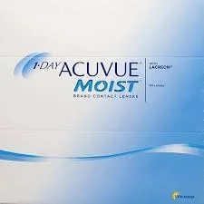لنزهای تماسی روزانه آکیو ویو 1-Day Moist - توان های مختلف - J&J (90 لنز در بسته) (-5.75, 8.5, 14.2, 90)