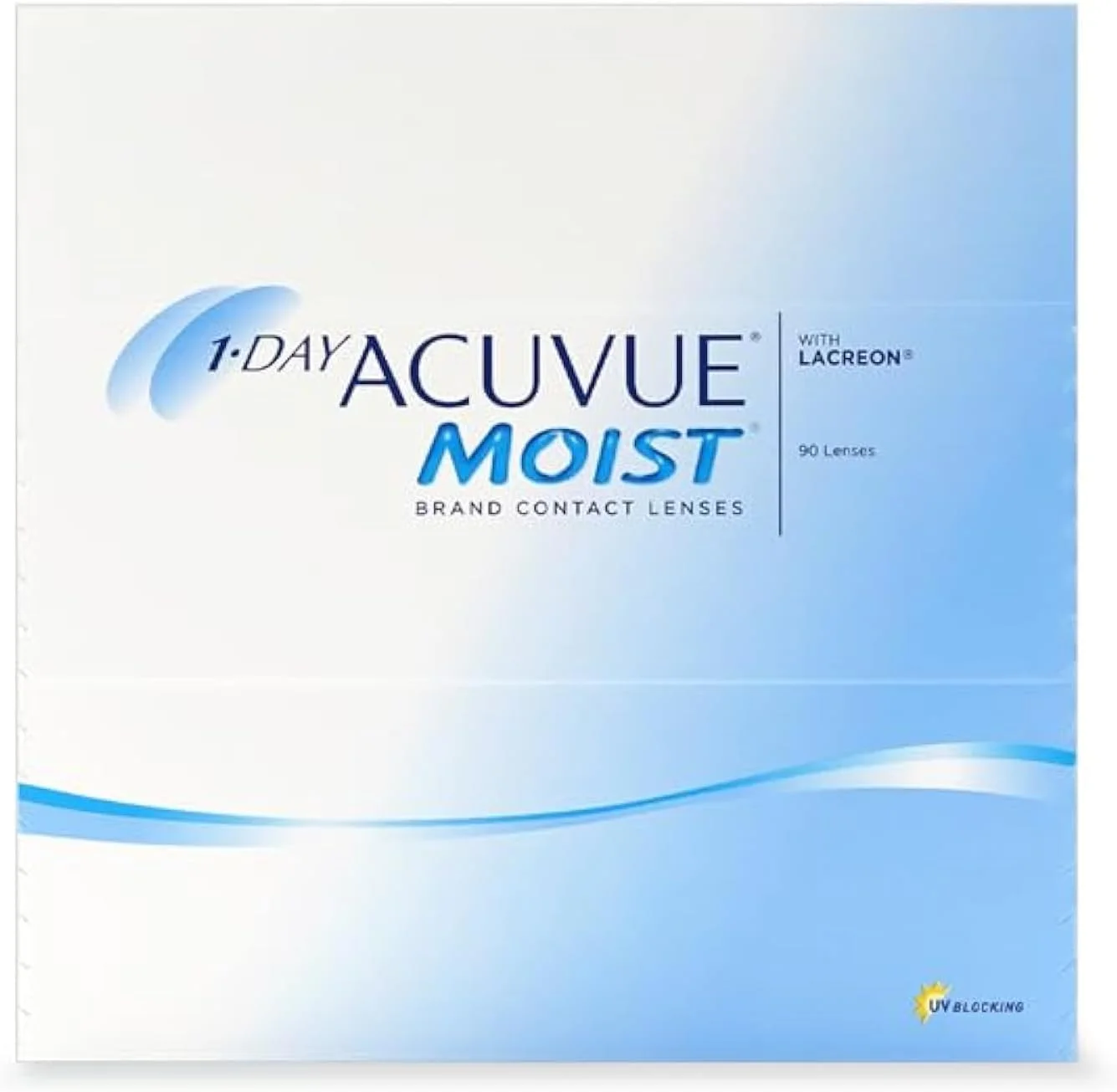 لنزهای تماسی روزانه آکیو ویو 1-Day Moist - توان های مختلف - J&J (90 لنز در بسته) (-4.00, 8.5, 14.2, 90)