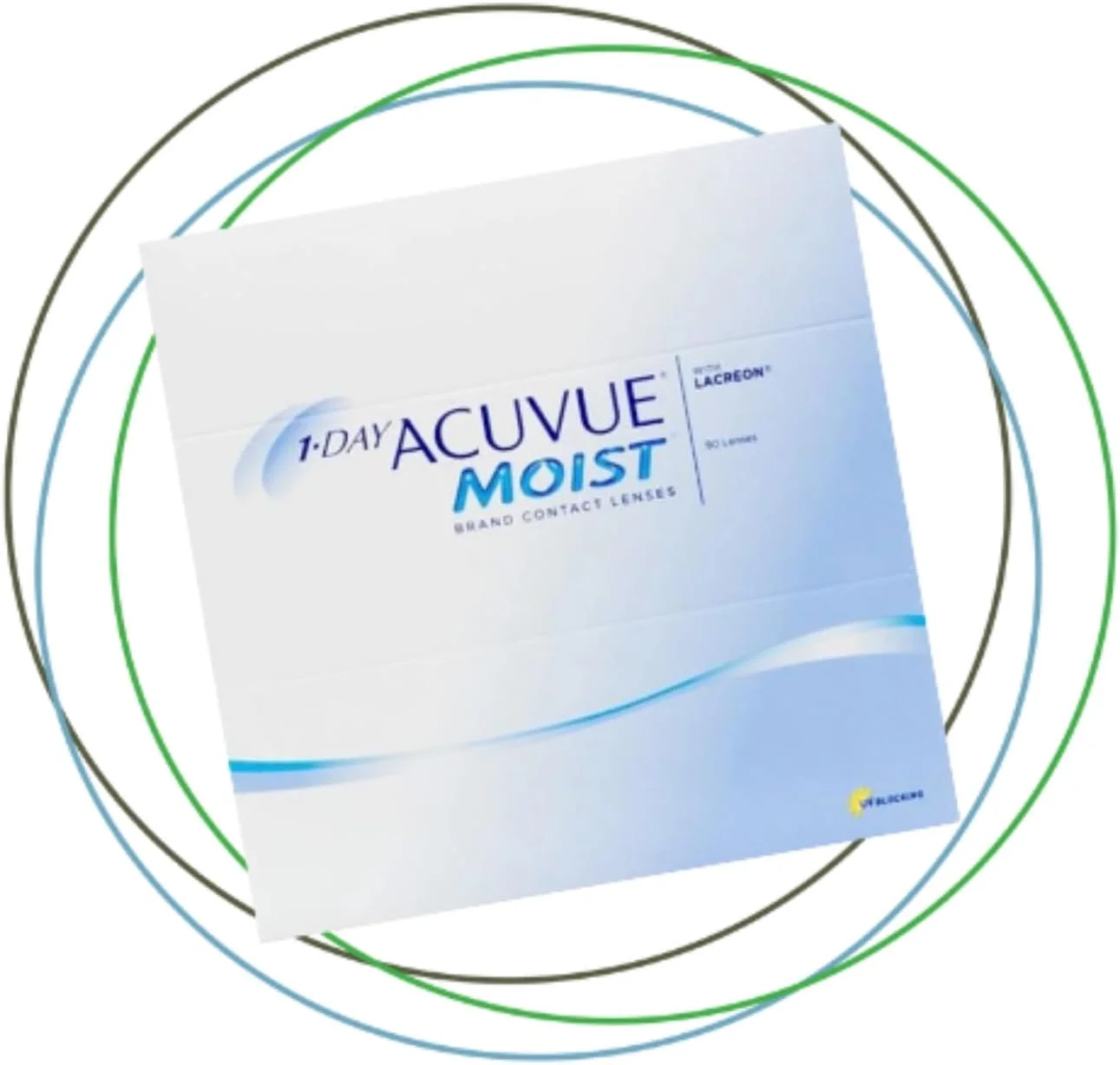 لنزهای تماسی روزانه آکیو ویو 1-Day Moist - توان های مختلف - J&J (90 لنز در بسته) (-7.00, 8.5, 14.2, 90)
