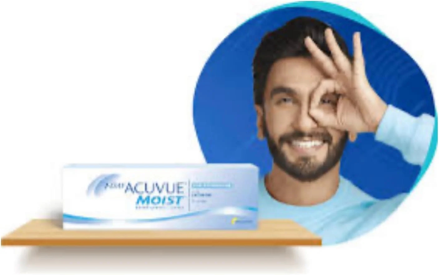 لنزهای تماسی روزانه آکیو ویو 1-Day Moist - قدرت های مختلف - J&J (30 لنز در هر بسته) (-1.00, 8.5, 14.2, 30)
