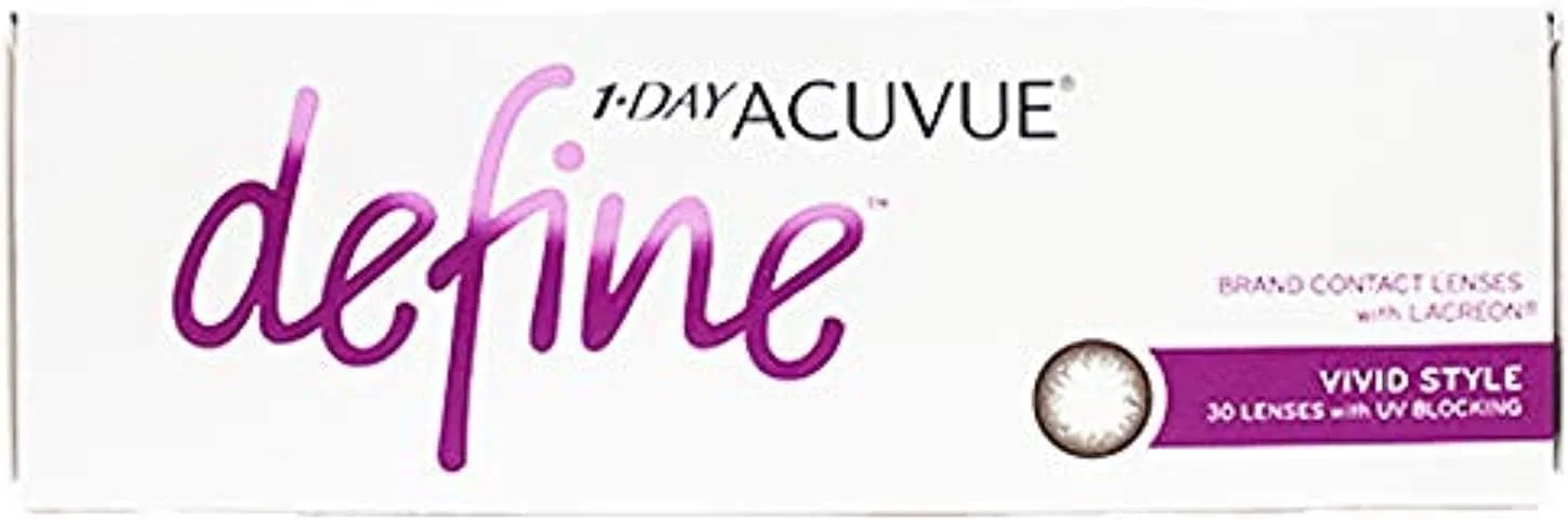 لنز تماسی روزانه آکیو ویو Define Vivid Style بسته 30 عددی، 0.00- دیوپتر، 14.2 میلی متر