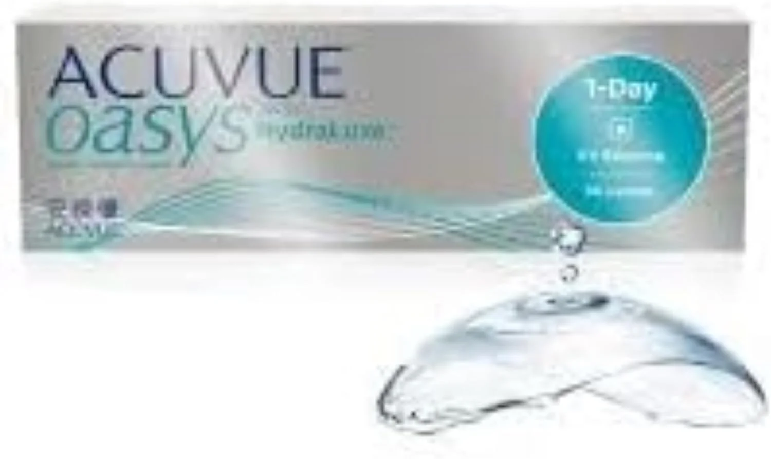 لنزهای تماسی روزانه یک‌روزه ACUVUE OASYS با Hydraclear - توان‌های مختلف - J&J - (30 لنز در بسته) و (30 لنز در بسته) (-4.00, 8.5, 14.3, 30)