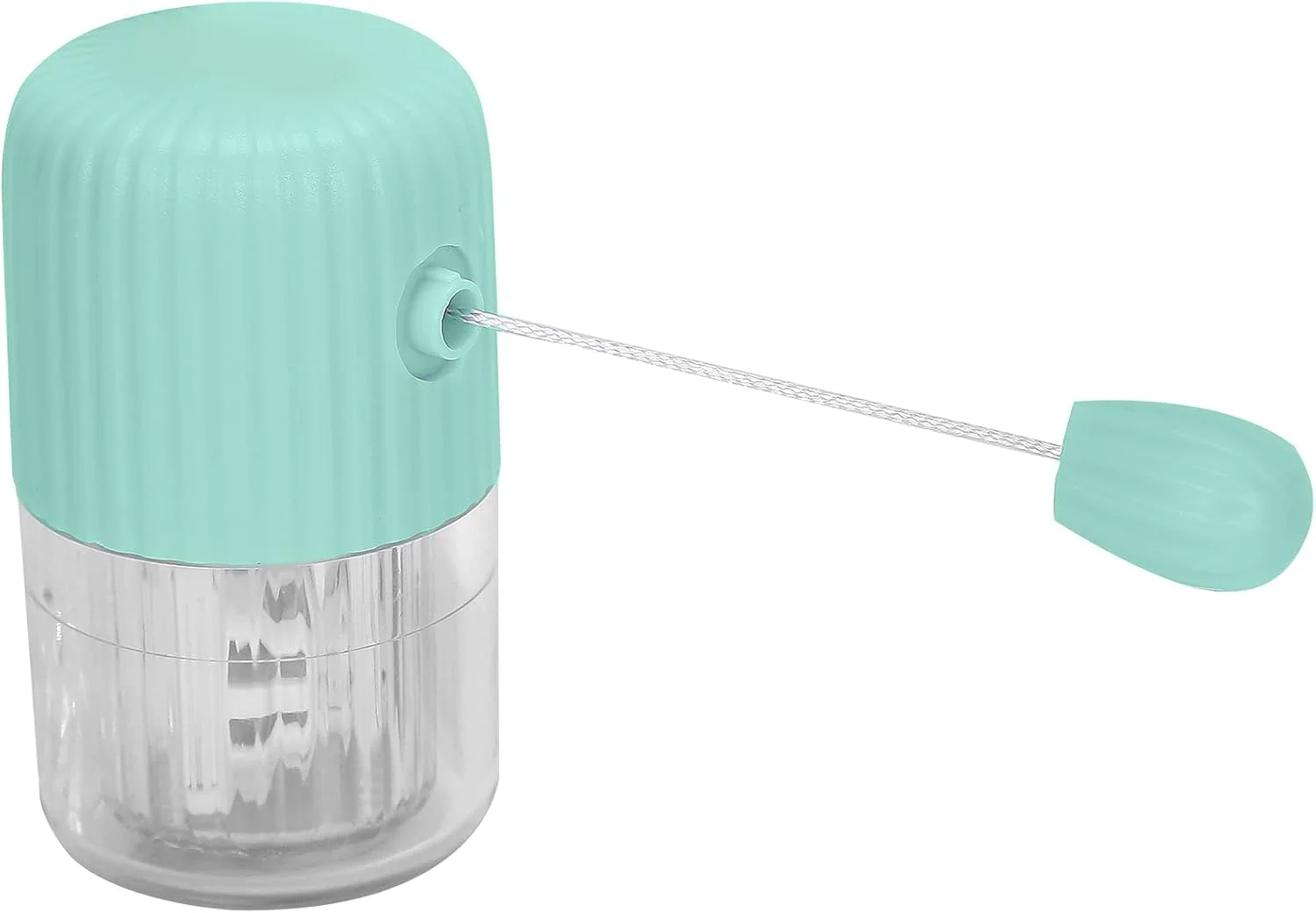 دستگاه شستشوی لنز تماسی قابل حمل، جعبه تمیز کننده لنز تماسی دستی با موچین برای مسافرت و خانه (سبز)