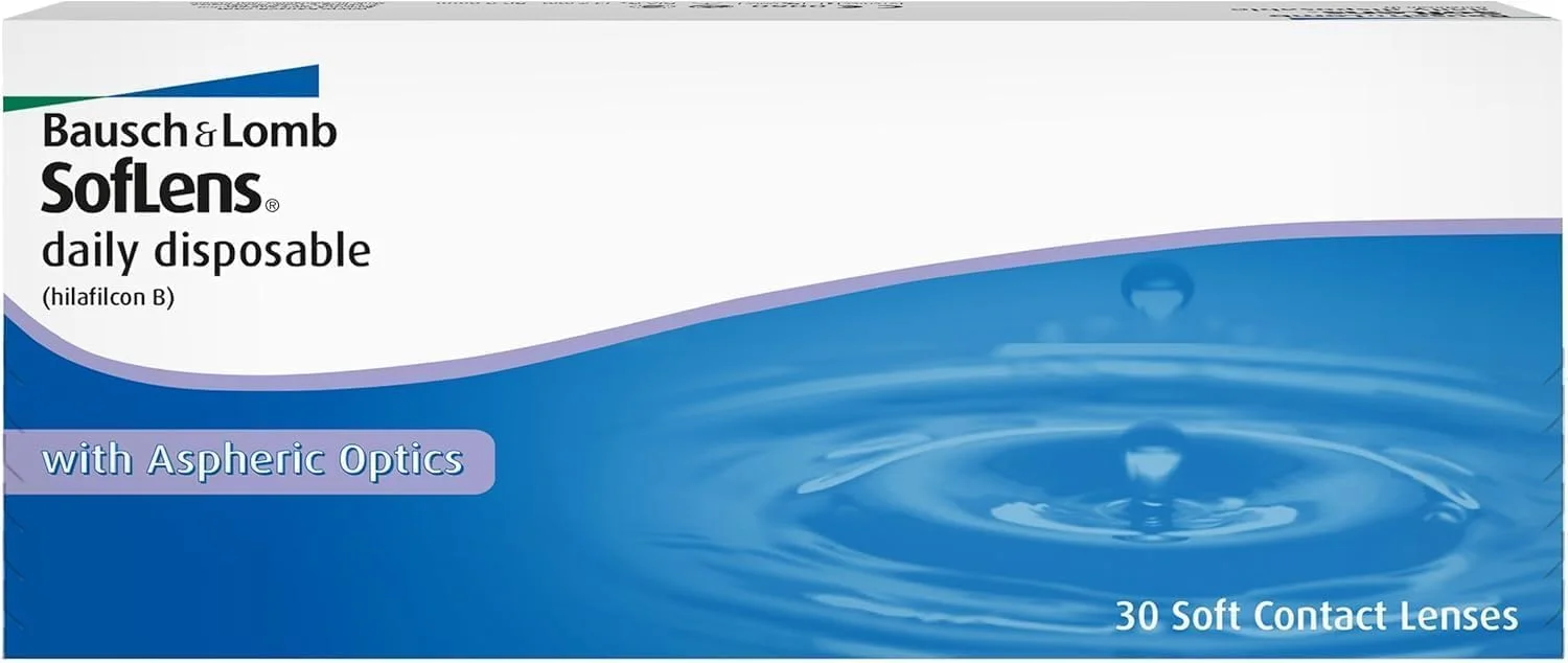 لنز تماسی روزانه سافلنز بوش اند لومب، بسته 30 عددی، 3.25- دیوپتر، 14 میلی‌متر