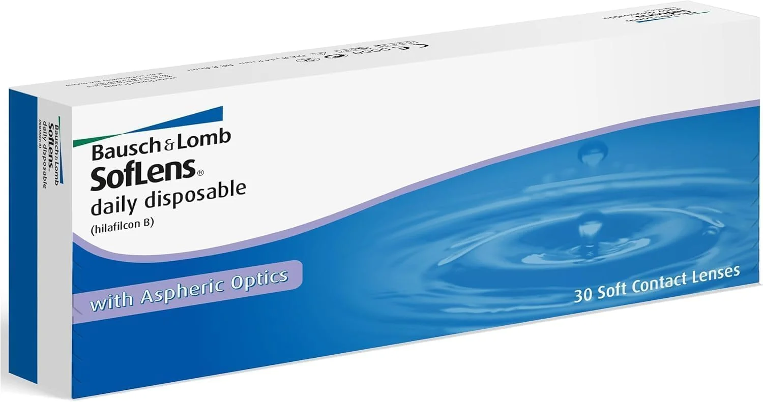 لنز تماسی روزانه سافلنز بوش اند لومب، بسته 30 عددی، 3.25- دیوپتر، 14 میلی‌متر