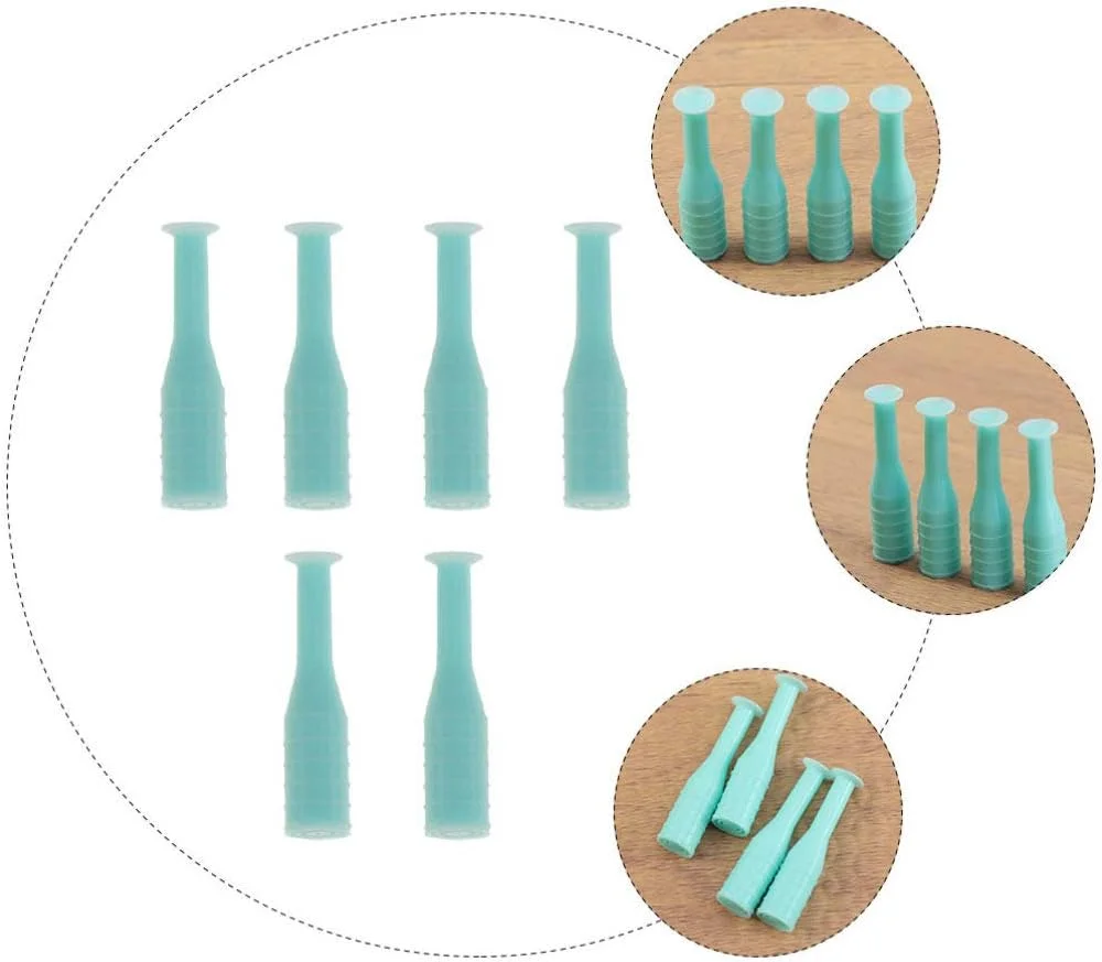 نگهدارنده لنز تماسی اسکلرال، 8 عدد ابزار میله ای فنجان مکش لنز تماسی نرم و سخت بدون بطری برای استفاده در سفر و منزل - سبز