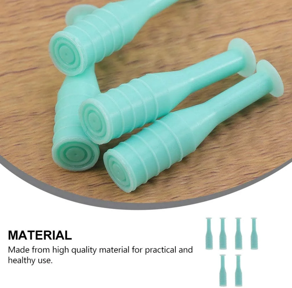 نگهدارنده لنز تماسی اسکلرال، 8 عدد ابزار میله ای فنجان مکش لنز تماسی نرم و سخت بدون بطری برای استفاده در سفر و منزل - سبز