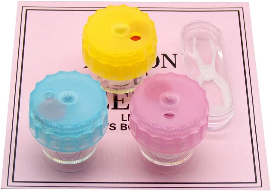 دستگاه تمیز کننده لنز تماسی پلاستیکی دستی مناسب برای مسافرت روزانه 3 عددی