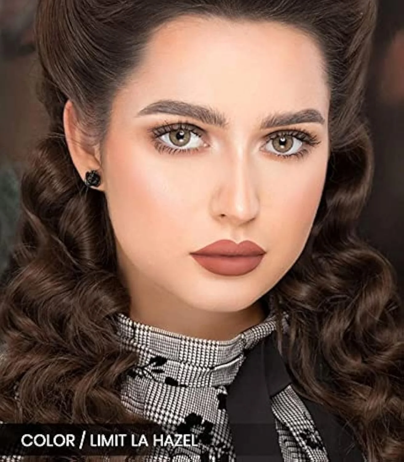 لنز تماسی ماهانه ناتورل LA فندقی (2 عددی)