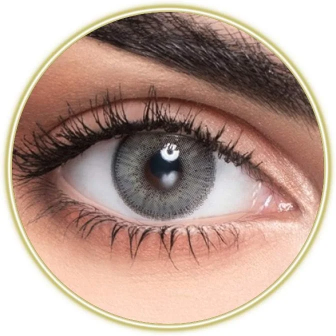 لنزهای تماسی رنگی یکساله، خاکستری