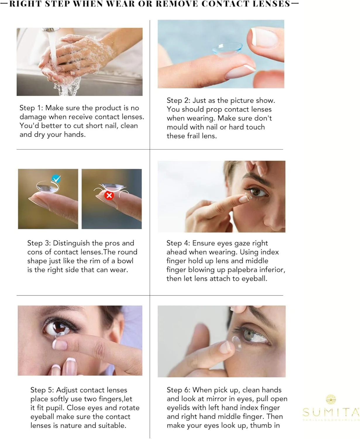 لنزهای تماسی رنگی آرایشی Sumita Color Perfect، چند منظوره، استفاده روزانه، محافظت از بینایی در برابر نور UV مضر، لنزهای تماسی یکبار مصرف، #8719، فندقی خالص