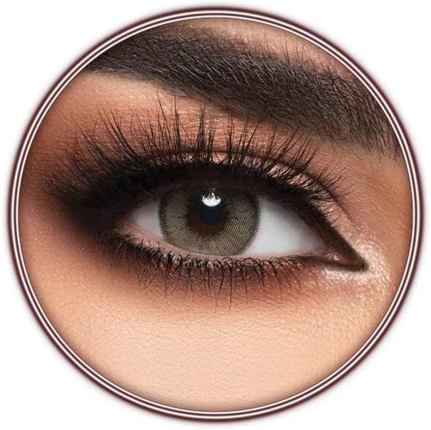 لنزهای تماسی لنزمی زیتونی، لنزهای آرایشی اصل لنزمی، مصرف شش ماهه، زیتونی (رنگ سبز زیتونی)