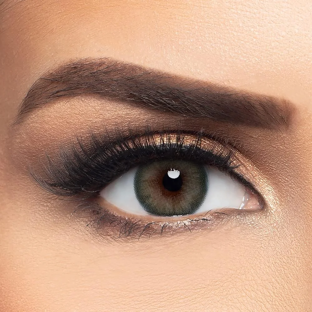 لنزهای تماسی رنگی بزرگسالان یونی‌سکس لیالا بای ایوا، سبز سلن (بسته 2 عددی)