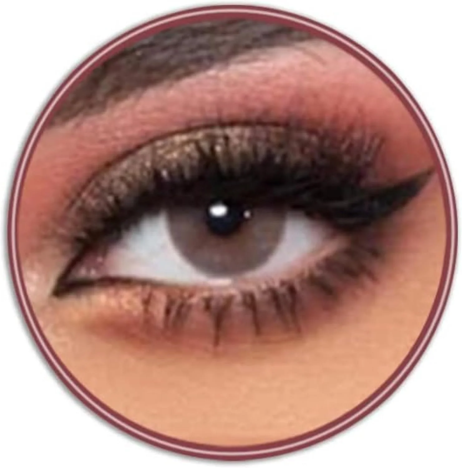 لنزهای تماسی رنگی ماربل لنزمی - استفاده 6 ماهه - طوسی قهوه ای