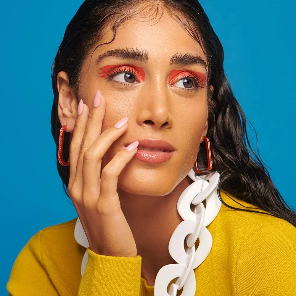 لنزهای تماسی رنگی بزرگسال унисекс لیالا بای ایوا، خاکستری کیهانی (بسته 2 عددی)