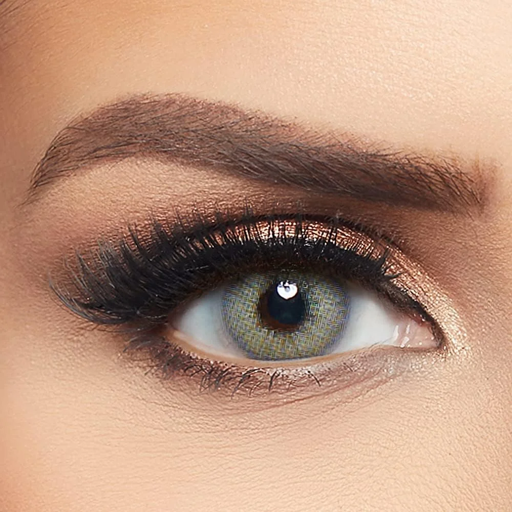 لیالا از ایوا - بسته 2 عددی لنز تماسی رنگی - رنگ خاکستری استارداست - لنزهای چشمی با تعویض 3 ماهه - لنزهای تماسی унисекс - موجود در Plano و تمام نمره ها