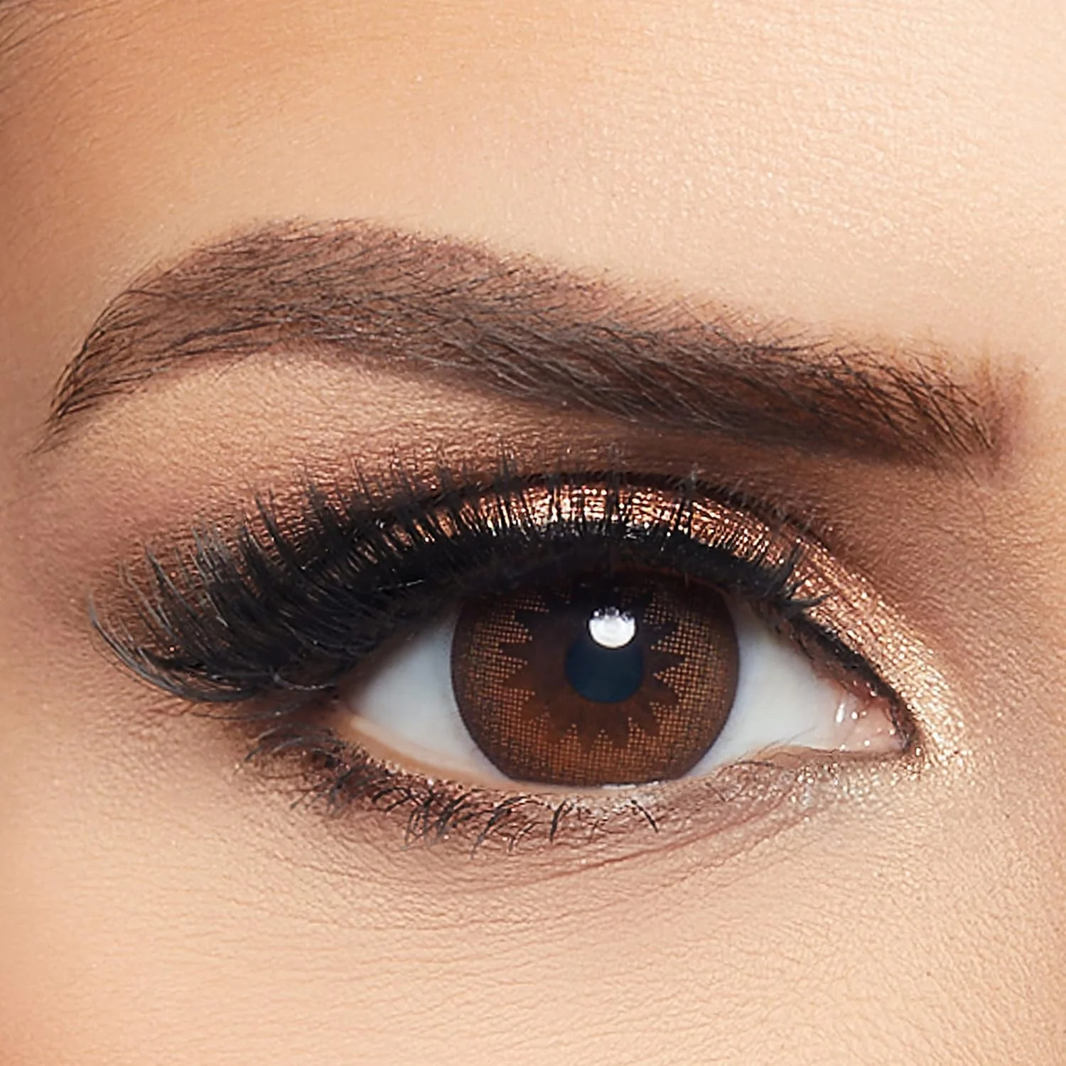 لیالا از ایوا - بسته 10 عددی لنز تماسی رنگی کانتور - رنگ قهوه ای خیره کننده - لنزهای چشمی یکبار مصرف روزانه - لنز تماسی مناسب برای همه - موجود در Plano و تمام نمره ها