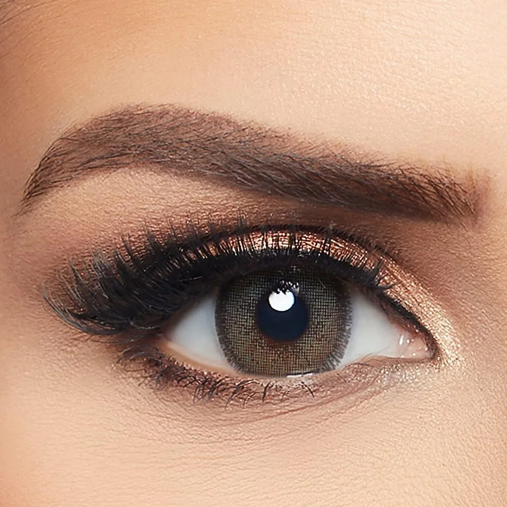 لیالا از ایوا - بسته 2 عددی لنز تماسی رنگی - رنگ سبز جنگلی - لنزهای چشمی با تعویض 3 ماهه - لنزهای تماسی унисекс - موجود در Plano و تمام نمرات