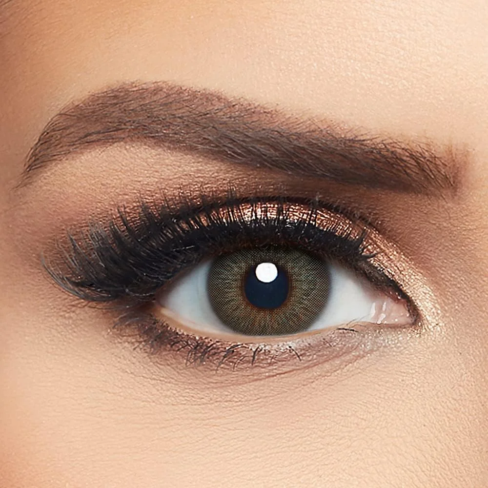 لیالا از ایوا - بسته 2 عددی لنز تماسی رنگی - رنگ سبز سلطنتی - لنزهای چشمی با تعویض 3 ماهه - لنزهای تماسی унисекс - موجود در Plano و تمام نمره ها