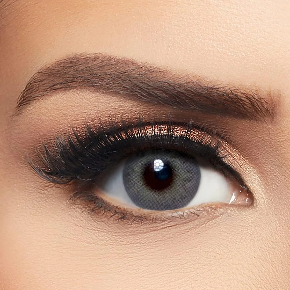 لیالا از ایوا - بسته 2 عددی لنزهای تماسی رنگی - رنگ خاکستری مریم گلی - لنزهای چشمی با تعویض 3 ماهه - لنزهای تماسی یونیسکس - موجود در Plano و تمام نمره ها