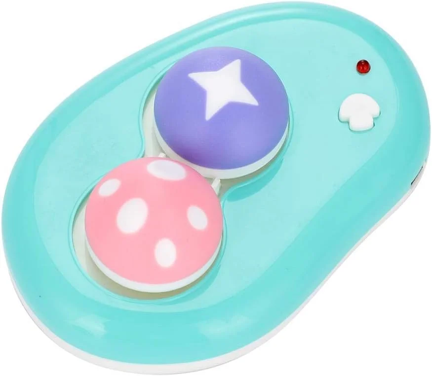 دستگاه تمیز کننده لنز تماسی، ویبره بالا، شارژ USB برای لنز سخت، مناسب برای محلول های شستشو و لنزهای رنگی (سبز)