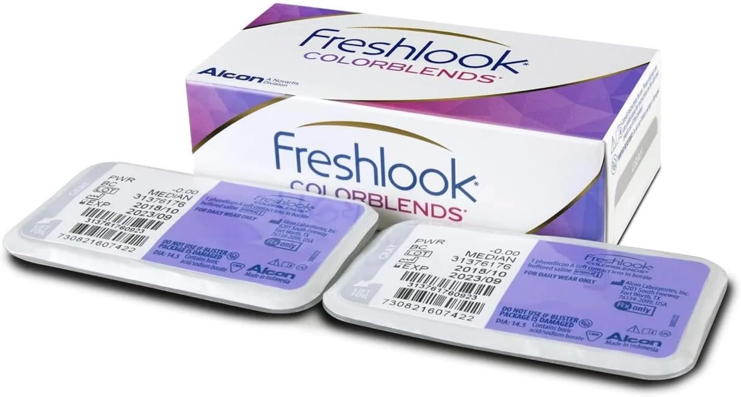 لنز تماسی رنگی روزانه بدون نمره آلکان فرش لوک کالر بلندز (قهوه ای)