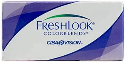 لنزهای تماسی رنگی ماهانه یکبار مصرف آلکان فرش لوک کالربلندز، رنگ فندقی خالص، بدون نمره (بسته 2 عددی) از انجل اپتیکالز
