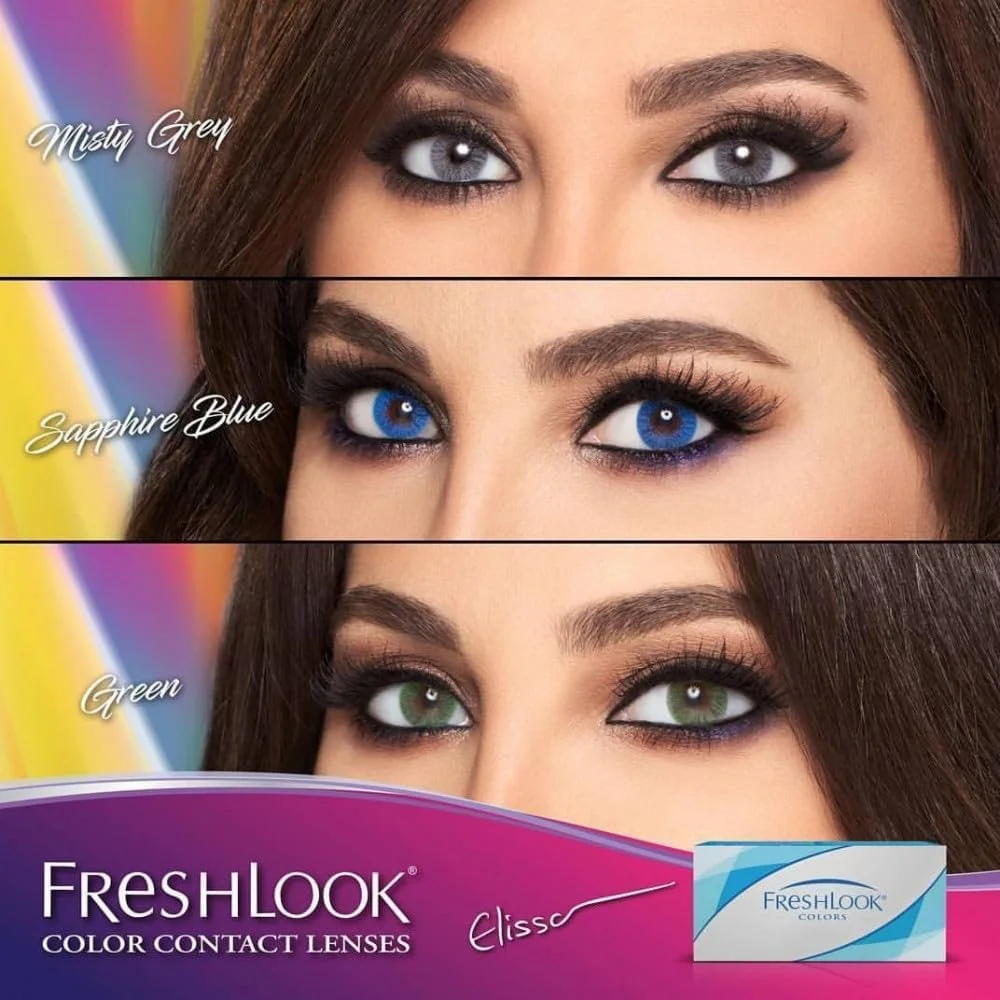 لنزهای تماسی رنگی فرش لوک کالرز - آبی