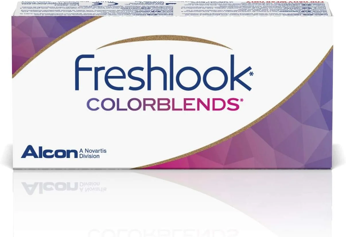 لنزهای تماسی رنگی ماهانه فرش‌لوک کالربلندز - بدون نمره، صفر - (خاکستری)