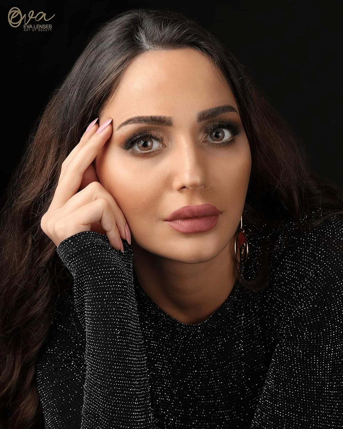 لنزهای اِوا (مجموعه هیزل، رنگ: عسل وحشی) - لنزهای رنگی بدون نمره - جلوه طبیعی و مناسب برای همه