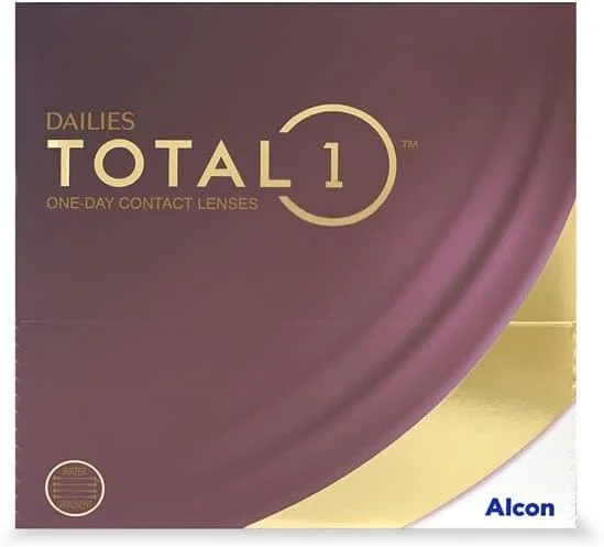 دیلیز توتال 1 (90 لنز در بسته) - لنزهای تماسی روزانه - آلکان; لنزهای تماسی دیلیز (-9.00, 8.5, 14.1, 90)