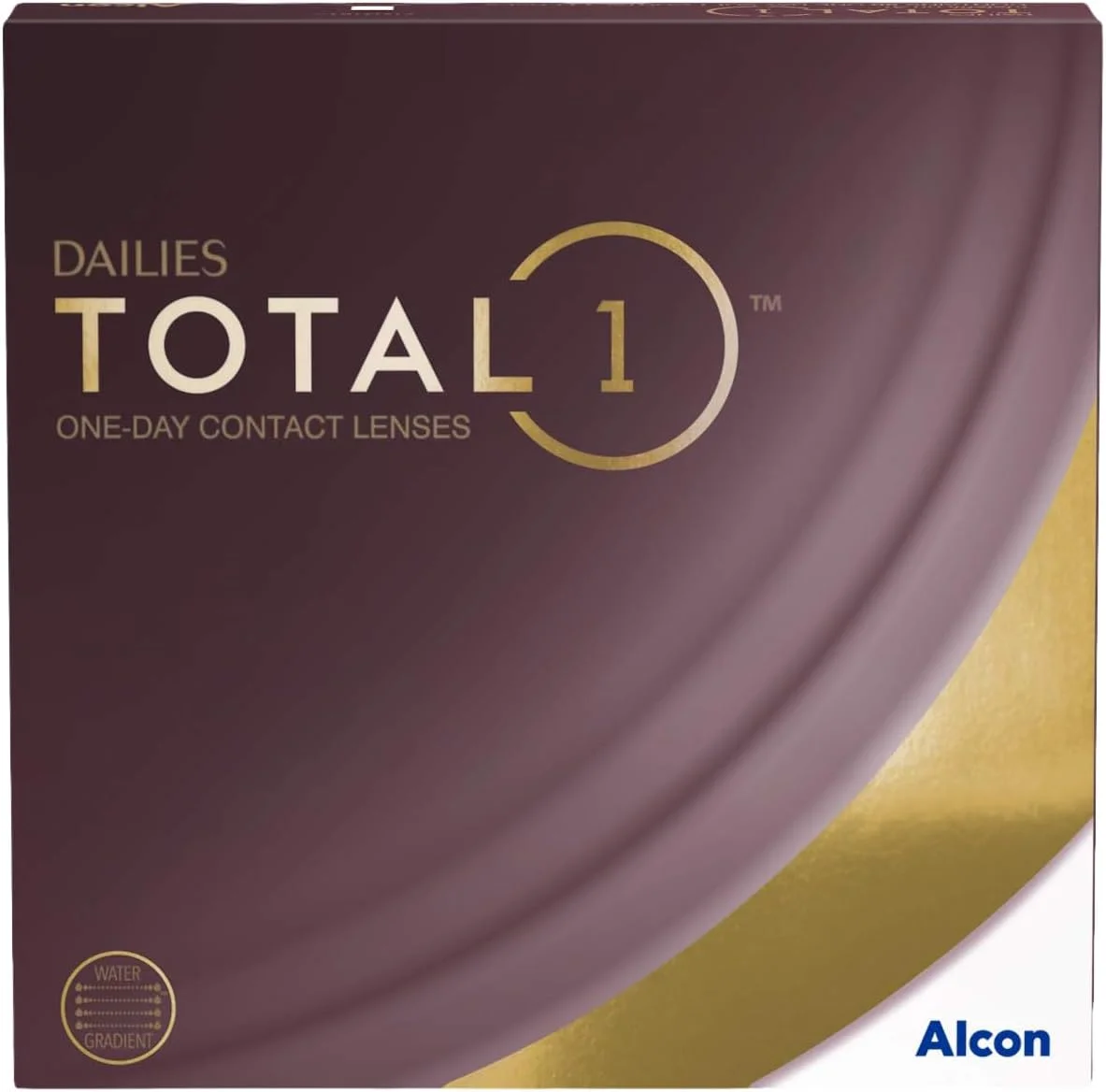 لنز طبی دایلیز توتال 1 آلکان بسته 90 عددی -1.75 شفاف