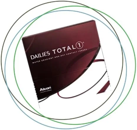 دیلیز توتال 1 (90 لنز در بسته) - لنزهای تماسی یکبار مصرف روزانه - آلکان; لنزهای تماسی دیلیز (-5.50, 8.5, 14.1, 90)