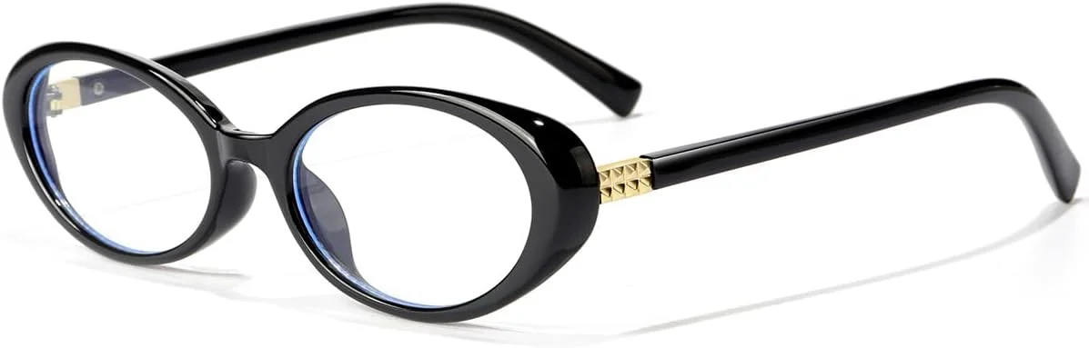 عینک مسدود کننده نور آبی بیضی شکل برای زنان و مردان - عینک نور آبی قاب کوچک یکپارچهسازی با سیستمعامل برای صفحه نمایش/تلویزیون/تلفن عینک مسدود کننده نور آبی بیضی شکل برای زنان و مردان - عینک نور آبی قاب کوچک یکپارچهسازی با سیستمعامل برای صفحه نمایش/تلویزیون/تلفن