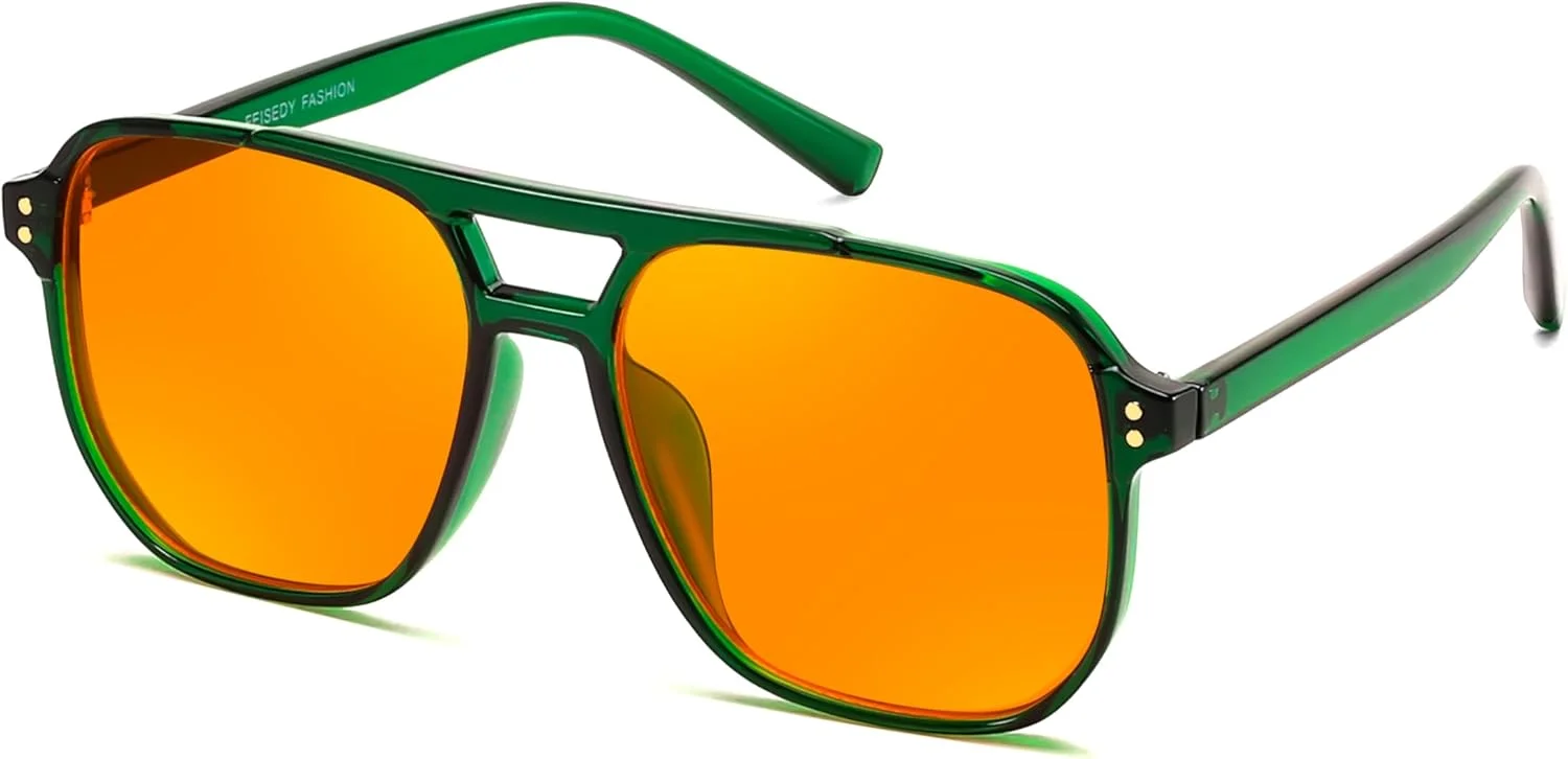 عینک های نور آبی янтар برای بازی کامپیوتری ضد خستگی چشم و بهبود خواب مدل G2835