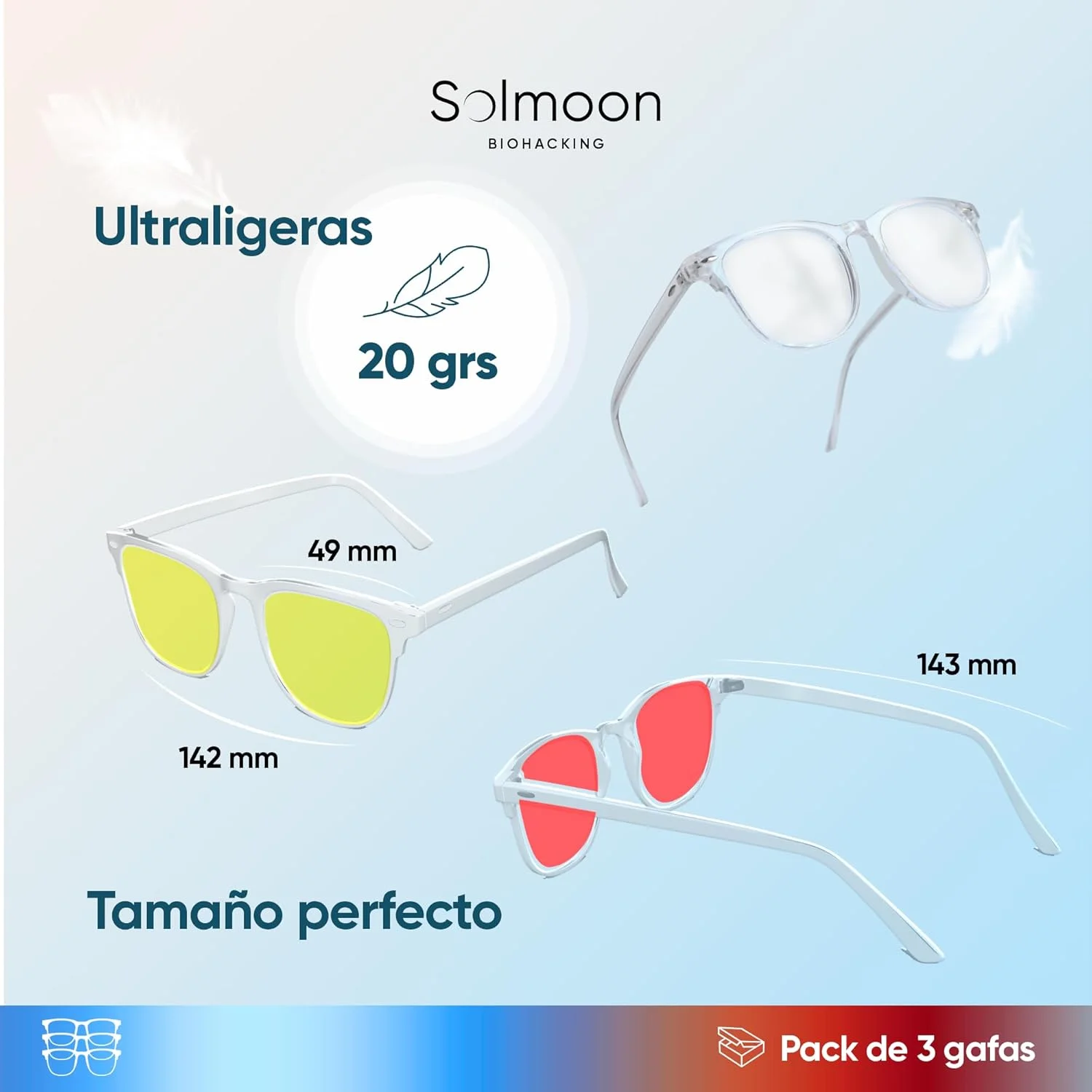 عینک های بایوهکینگ سولمون - عینک فیلتر نور آبی - عینک فیلتر نور آبی مردانه - عینک فیلتر نور آبی زنانه - عینک نور آبی - عینک کامپیوتر - عینک گیمینگ - مسدود کننده نور آبی