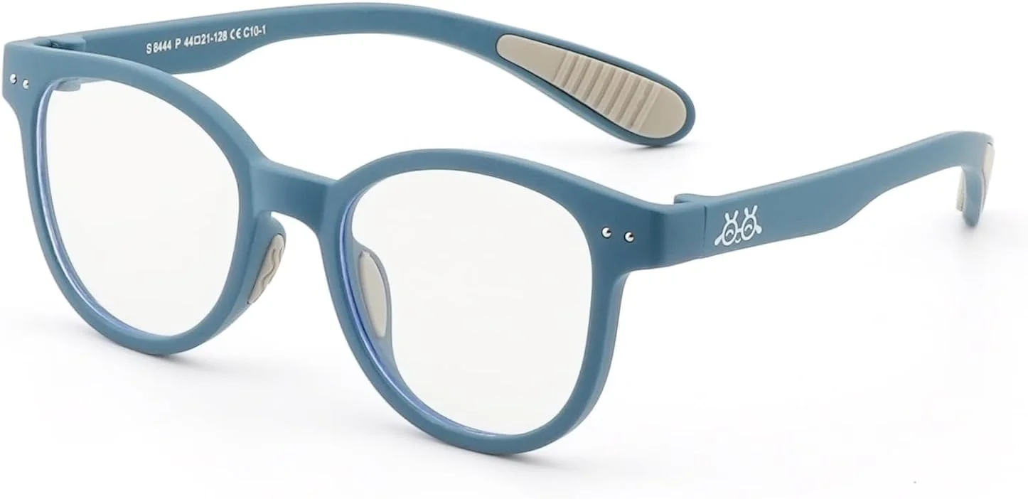 عینک محافظ نور آبی کودکانه EYEBUDDY برای پسران و دختران، عینک نور آبی برای بازی و کامپیوتر مناسب سنین 5 تا 12 سال