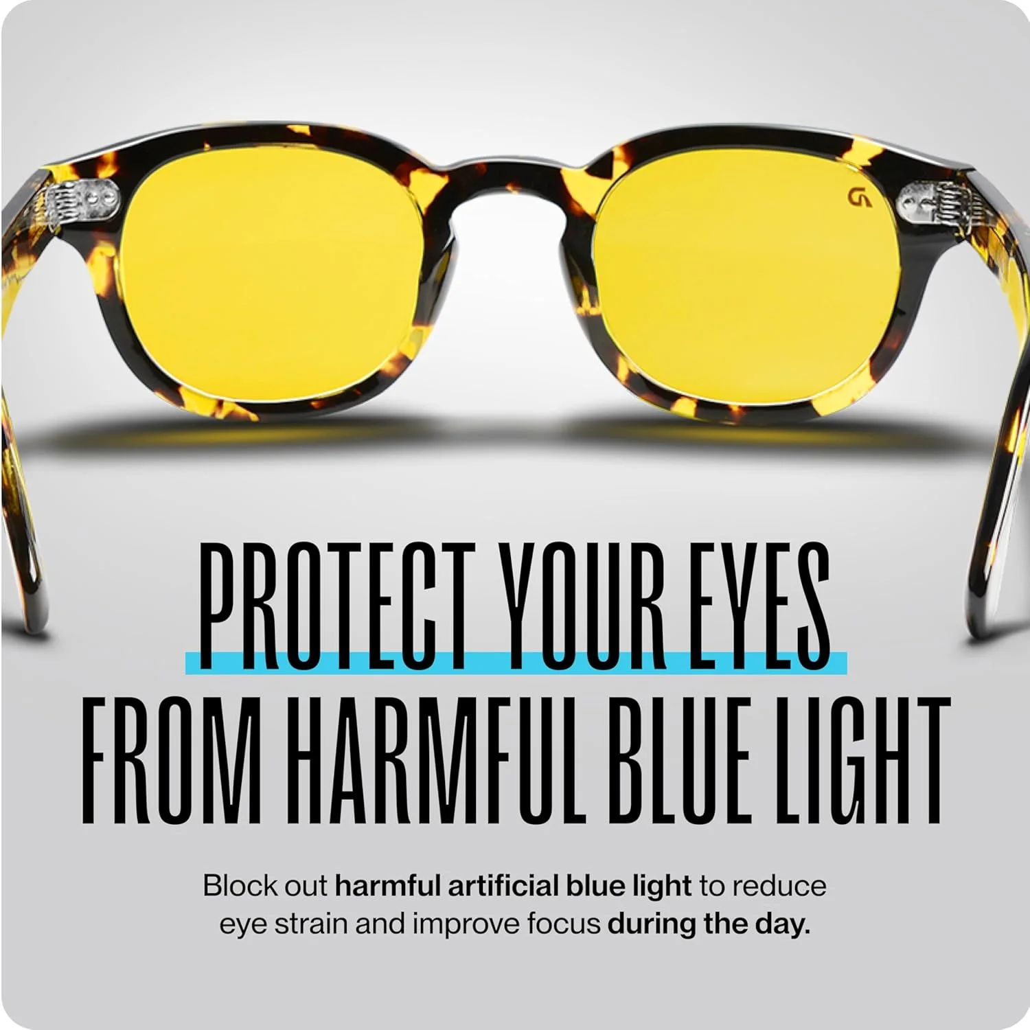 عینک های مسدود کننده نور آبی DREAM RECOVERY برای کامپیوتر، بازی، خستگی صفحه نمایش - لنزهای کهربایی روز برای محافظت از صفحه نمایش، کاهش خستگی چشم و بهبود تمرکز - فریم اطلس