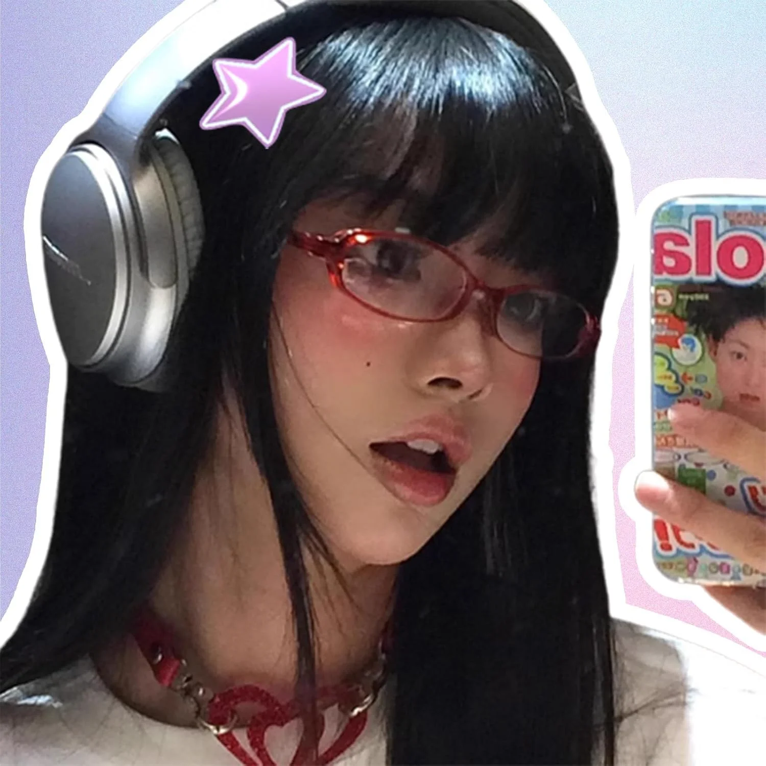 عینک های فانتزی ترند، عینک بیضی کوچک Y2K با مسدود کننده نور آبی بدون نمره برای زنانه