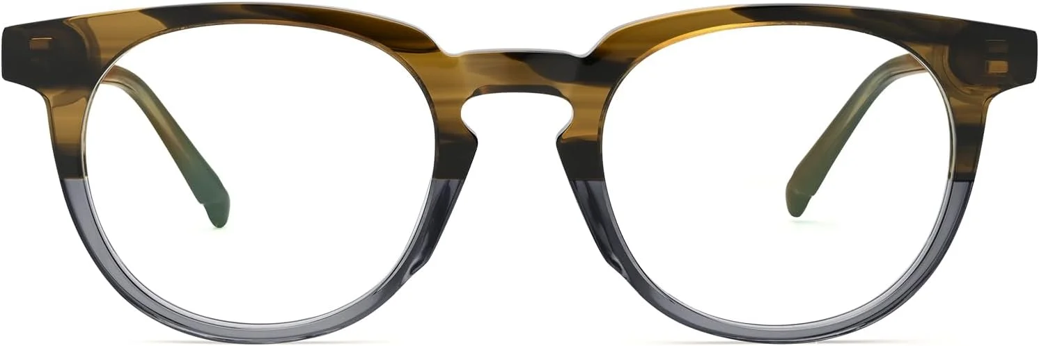 عینکهای گرد مسدود کننده نور آبی برای زنان و مردان، جنس استات با طراحی شیک عینکهای گرد مسدود کننده نور آبی برای زنان و مردان، جنس استات با طراحی شیک