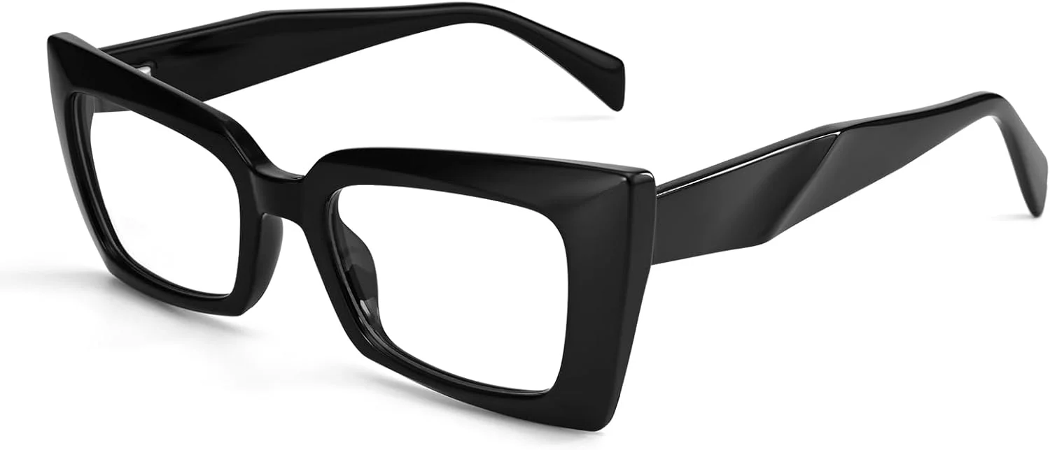 عینک های نور آبی Dollger برای زنان و مردان، عینک های مربعی ضخیم و فشن بدون نسخه، برای استفاده کامپیوتر، تلفن، کار عینک های نور آبی Dollger برای زنان و مردان، عینک های مربعی ضخیم و فشن بدون نسخه، برای استفاده کامپیوتر، تلفن، کار