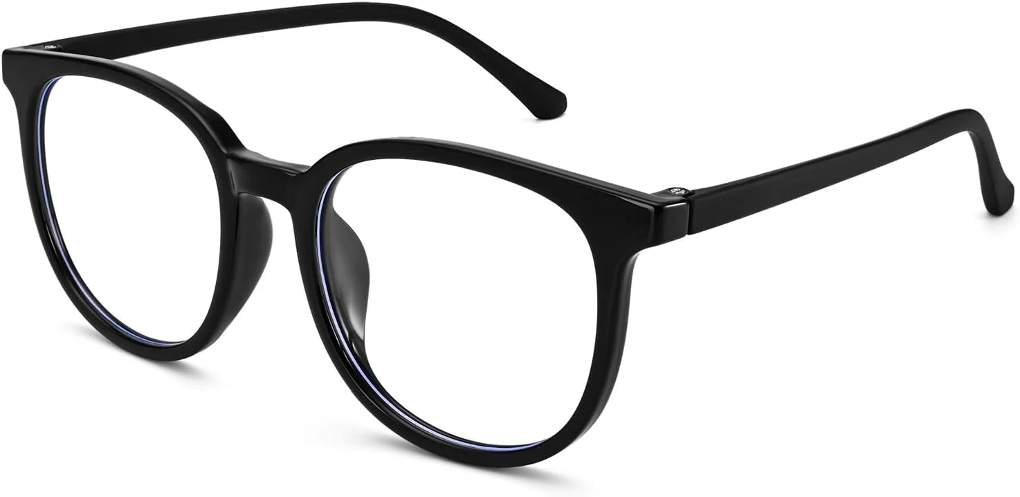 عینک مسدود کننده نور آبی Dollger برای جلوگیری از خستگی چشم، فریم بزرگ گرد کلاسیک زنانه - 2025